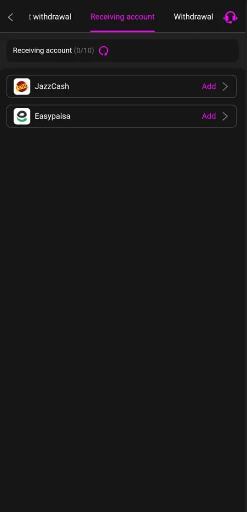ALI786 Withdraw