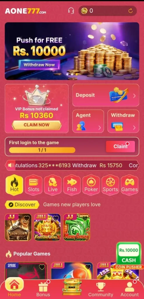 AONE777 Game APK