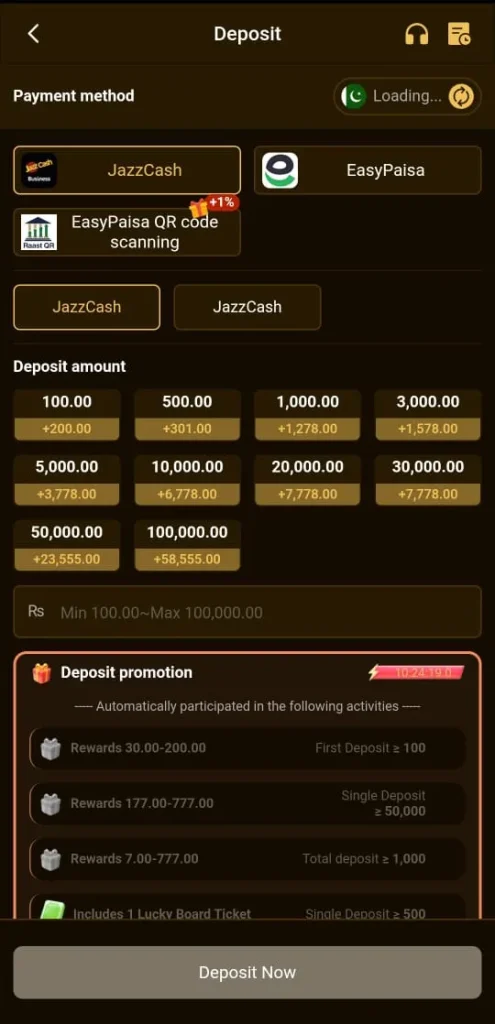 JZ666 Game Deposit