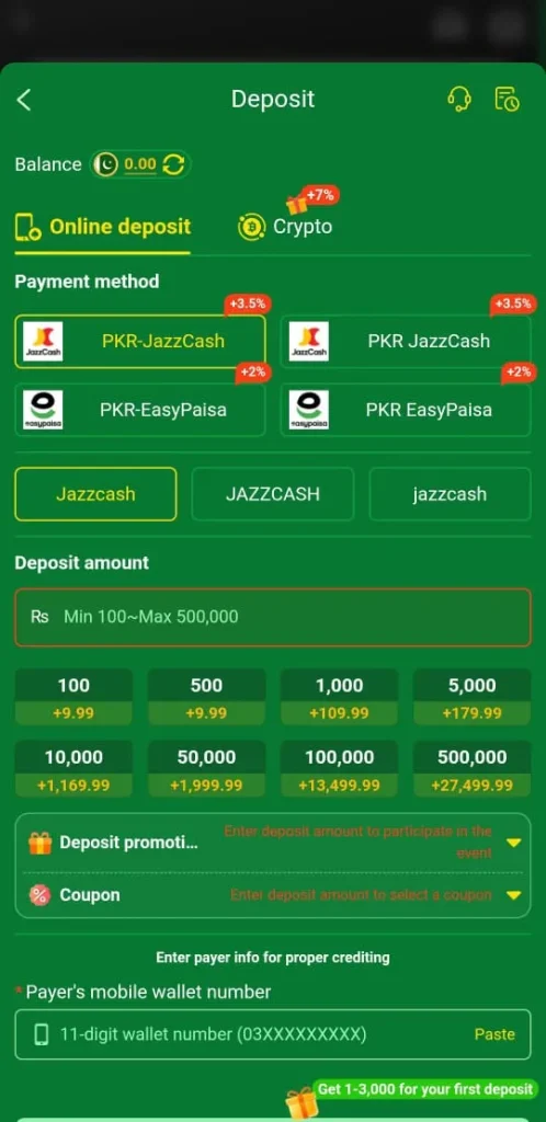 K8 Game Deposit