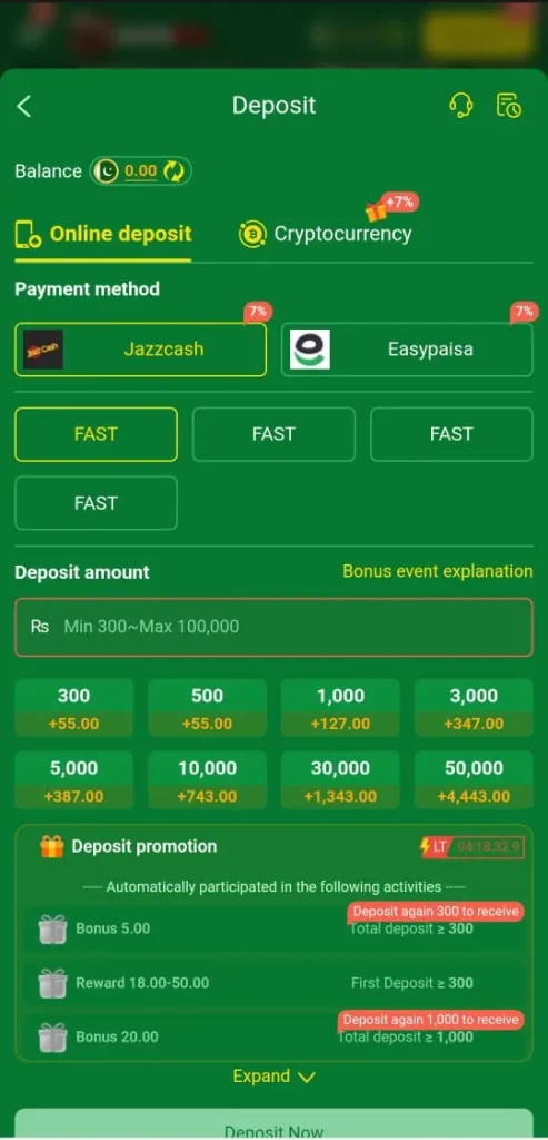 KHAN804 Deposit
