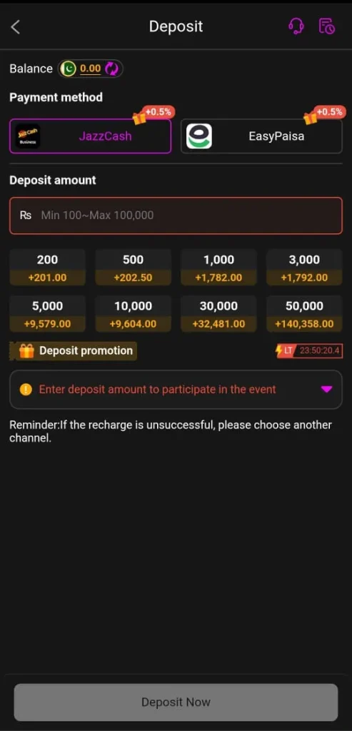 XF777 Game Deposit