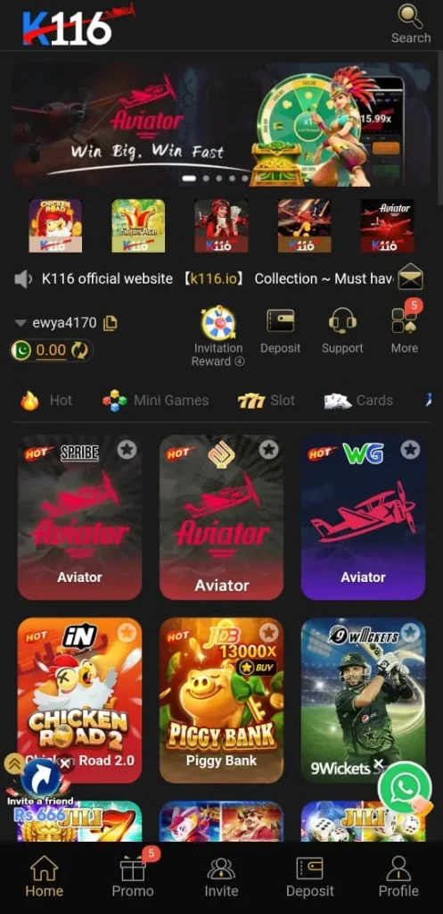 K116 Game APK