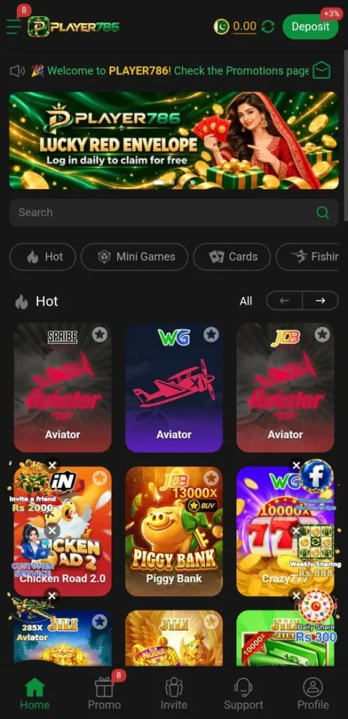 PLAYER786 Game APK